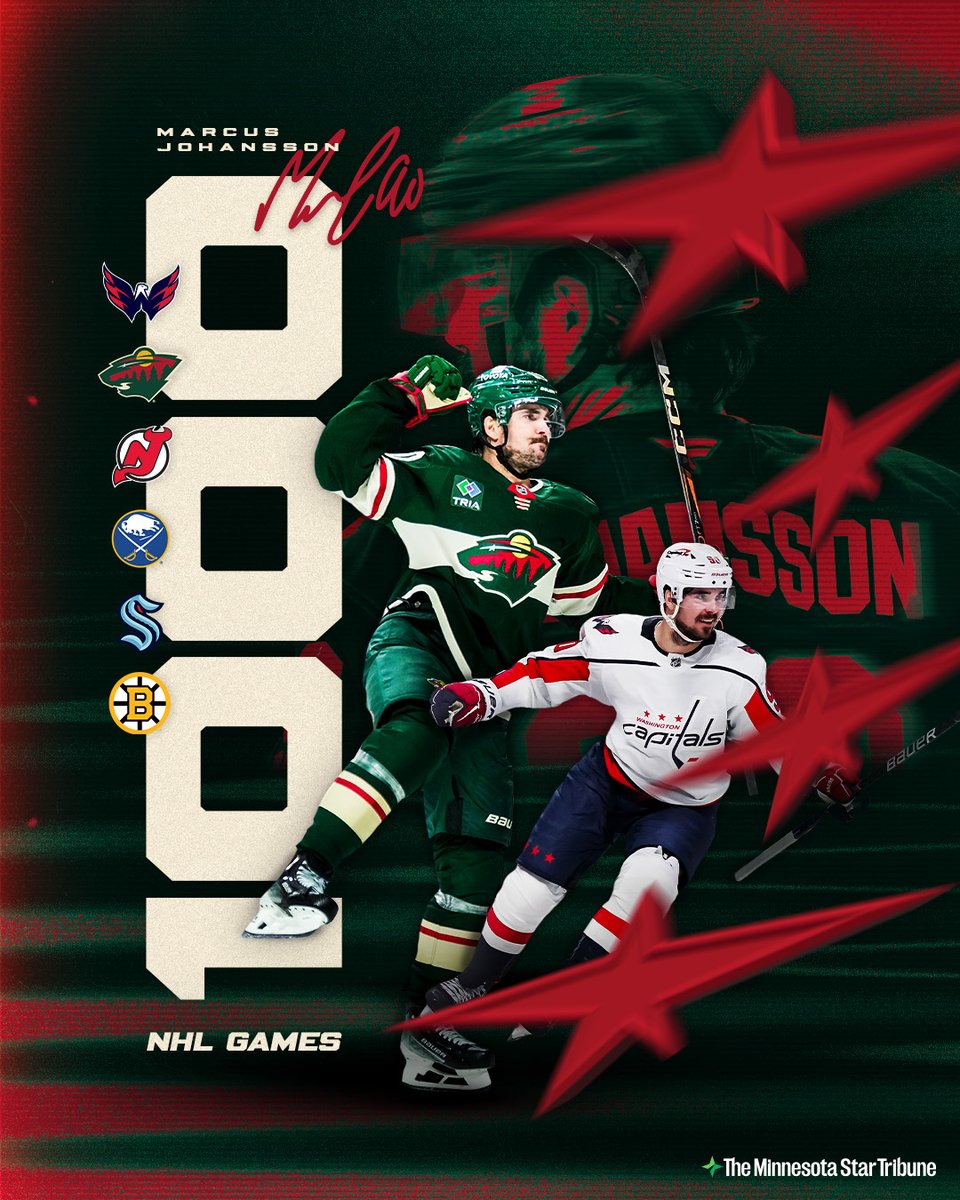 ONE THOUSAND GAMES. 

What a milestone, congrats JoJo!!

#mnwild | <a href="/StarTribune/">The Minnesota Star Tribune</a>