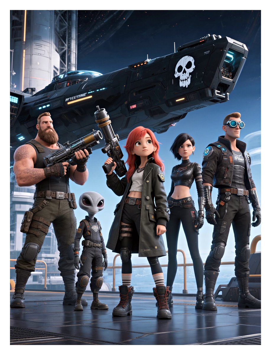 宇宙海賊
Space Pirate☠️⚔️