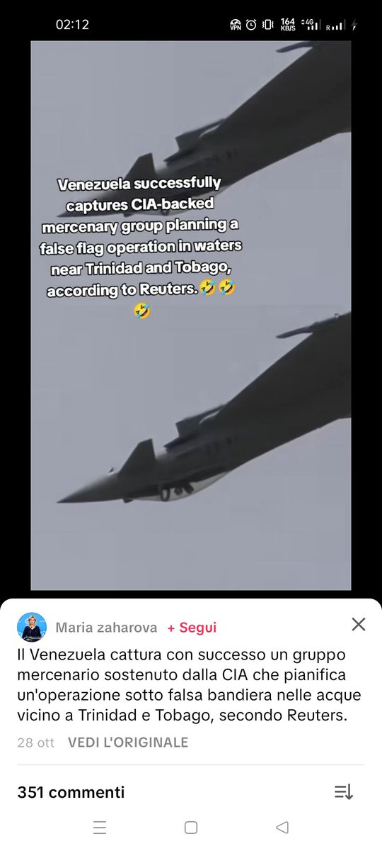ziobin58's tweet photo. 10/11/25 (8)
Il Venezuela cattura un gruppo sostenuto dalla Cia....
-----------------------------------
Notizia del 28/10/25 https://t.co/LyaeeXYlWd