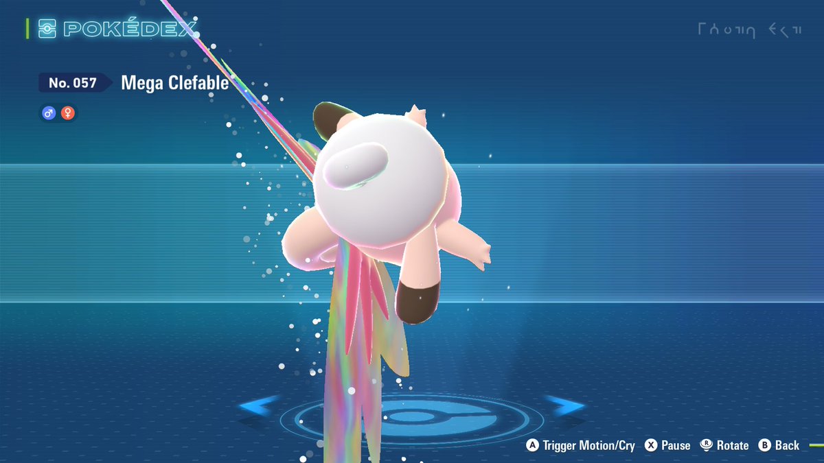 This is NOT Talked About Enough🙏
As a Huge Mega Clefable Fan, it's such a Clever design, Combining its Space &amp; Fairy!
-Body &amp; Hat form a Star, Its Wings and Hat Form another Star
-Hat &amp; Wings also resemble Nature Fairies, Acorn Hat &amp; Nature Fairy Wings
#PokemonLegendZA #Pokemon