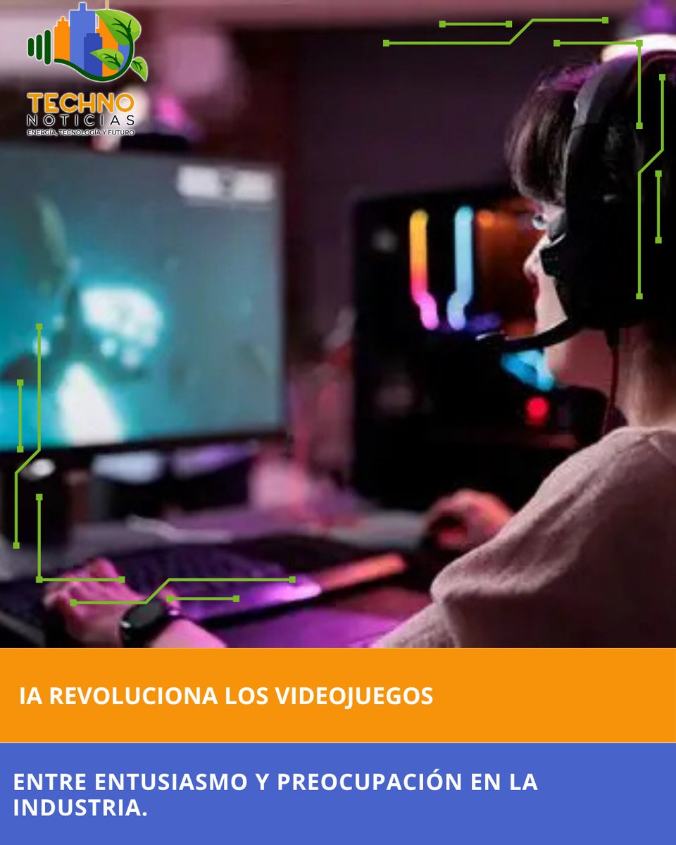 🎮 IA revoluciona los videojuegos
Entre entusiasmo y preocupación en la industria.
La inteligencia artificial generativa se abre paso en los videojuegos: cerca del 20% de los títulos lanzados en Steam este año usaron IA en su desarrollo 
#TechnoNoticias