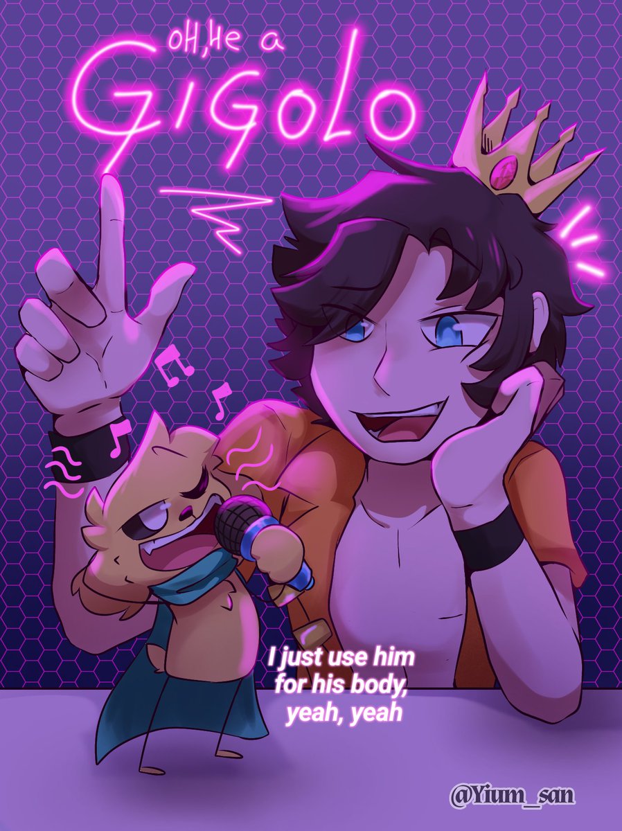 Yium_san's tweet image. Ooohhh he a GIGOLO~
#CoMPas #Mikellino 
💜🩷💜🩷💜🩷💜

Chicos vamos a dibujos diarios wiiii
💜🩷💜🩷💜🩷💜🩷💜
Un poco de Mikellino

Quien se sabe la canción?