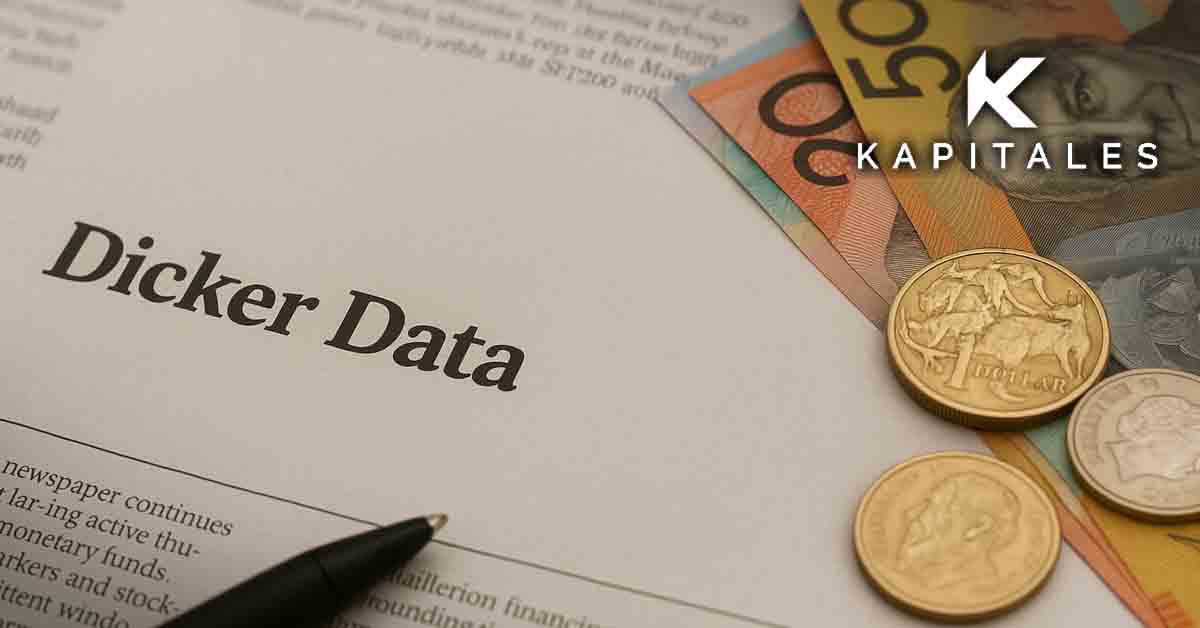 KapitalesPage's tweet image. 💰 Dicker Data (ASX: DDR) declares a fully franked AU$0.11/share quarterly dividend for Q3 2025. 📅
  Ex-date: 13 Nov | Record: 14 Nov | Pay: 1 Dec | DRP closes: 17 Nov 🗓️

Reflects solid cash flow &amp;amp; commitment to shareholder value. 📈

kapitales.com.au/news/latest/di…

#ASX #DickerData…