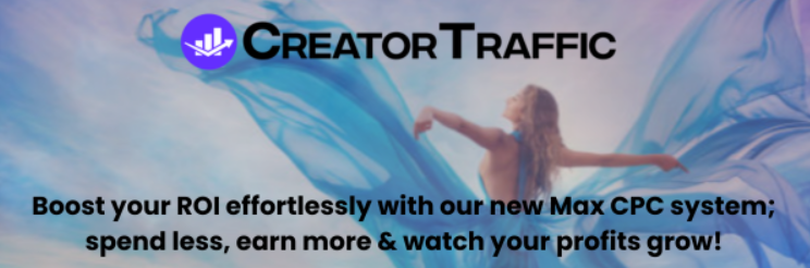 CPC = Cost-Per-Click. You pay only when someone clicks your ad.
For creators, that means targeted traffic and measurable growth.
Get started with CreatorTraffic.com to reach fans across search-style and social platforms.
<a href="/TrafficCaptain/">TrafficCaptain</a> #creatortraffic #paidads