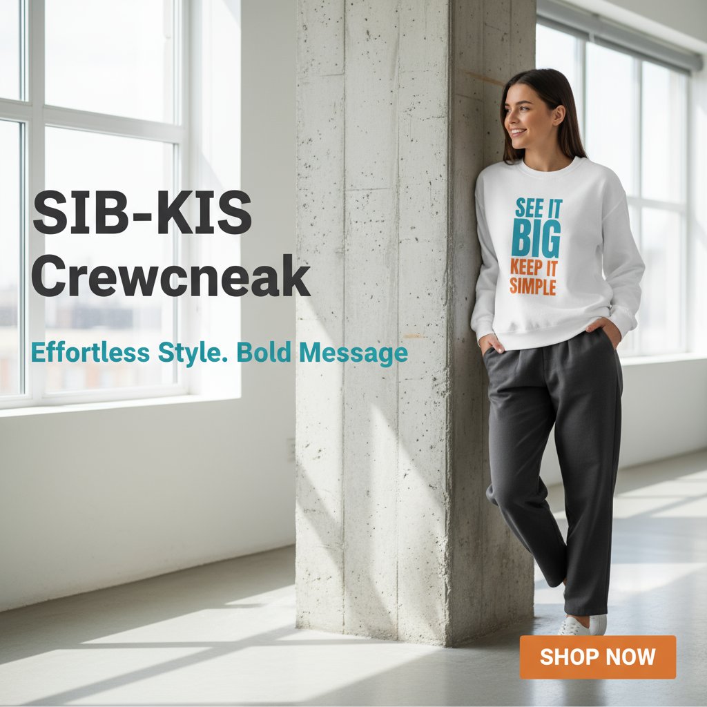 chenetthebrand's tweet image. The SIB-KIS Crewneck, your reminder to See It Big and Keep It Simple.

Buy now at chenetthebrand.com

#SIBKIS #ChenètTheBrand #BoldMinimalism #CrewneckCulture #FashionWithMeaning
