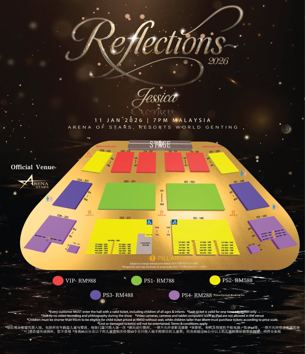 msiakpopfans's tweet photo. [EVENT] Jessica Concert Tour 2026 <Reflections> in Malaysia 🇲🇾

📅: 11 January 2026 (Sunday)
🕖: 7PM
🏟️: Arena of Stars, Resorts World 
Genting.

#JessicaJung #Jessica #제시카정 #제시카 #JessicaReflectionsTour #JessicaReflectionsTourinMY #JessicainMY

Ticket Sales
📅: 20 November 2025 (Thursday)
🕒: 3PM
🎟️: https://t.co/ay4I54ur93
🎟️: https://t.co/lLycVmVJXp

More info 👉@ht.entertainmentcompany on Instagram
