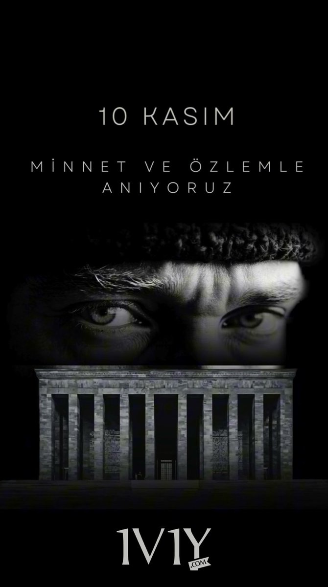 Aramızdan ayrılışının yıldönümünde Gazi Mustafa Kemal Atatürk’ü ve bu vesileyle tüm şehitlerimizi minnet ve özlemle anıyoruz. 🇹🇷

#10Kasım #1v1ycom