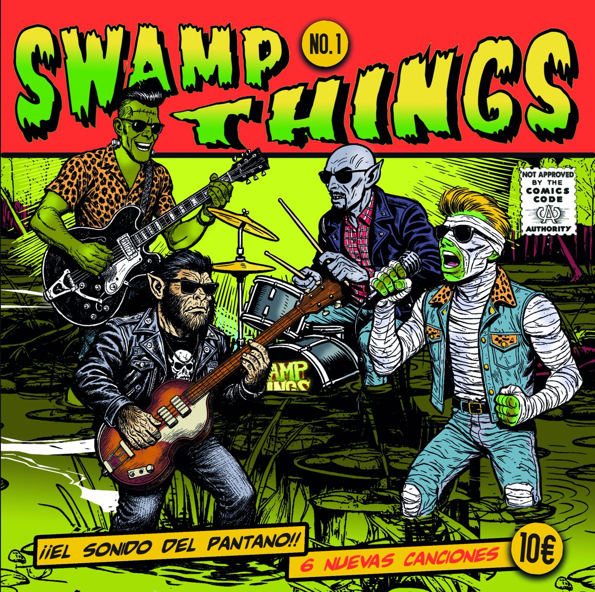 Desde Les Danses Macabres recomendamos el primer trabajo vía EP devinilo de los punkabilly Swamp Things: “¡El sonido del pantano!”.
lesdansesmacabres.blogspot.com/2025/11/swamp-…