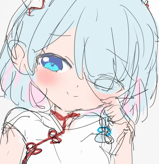 チーパオアロナちゃん描くよ