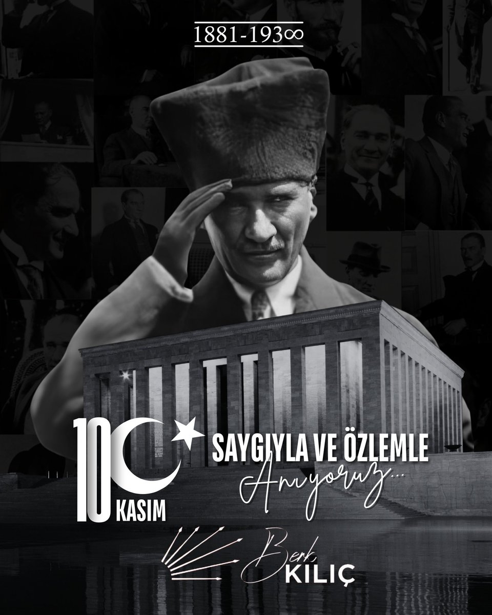 Cumhuriyetimizin kurucusu, bağımsızlığımızın mimarı Gazi Mustafa Kemal Atatürk’ü ebediyete intikalinin yıldönümünde minnetle anıyoruz.

Türkiye'yi, O'nun düşlediği muasır medeniyetler seviyesine çıkma hedefine kararlılıkla ilerlemeye devam edeceğiz.

Ulu Önderimizin ilke ve