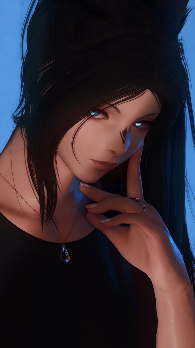 Nadie_ffxiv's tweet photo. blue moon🔵 https://t.co/sO9EkVSUHS