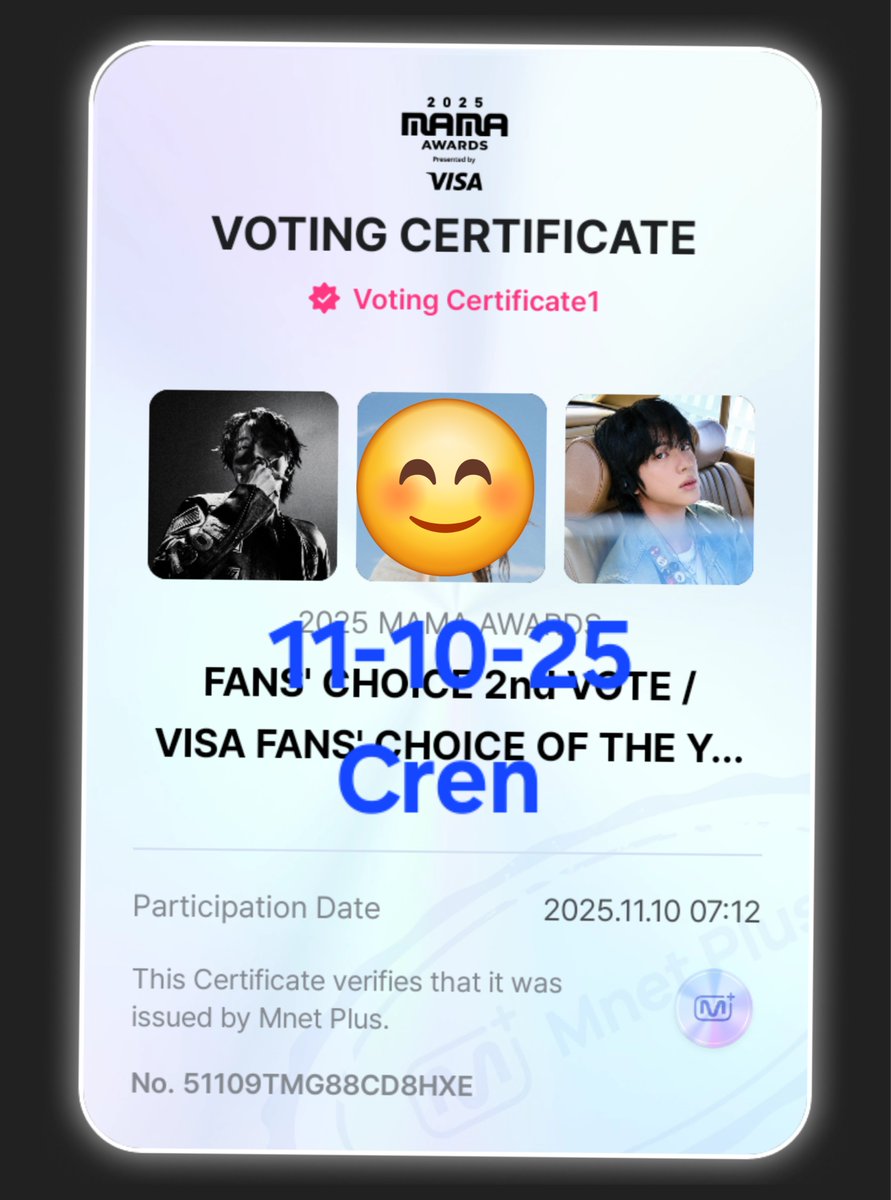 Ingalcaren's tweet photo. @btsvotingunite Vote #Jin and #J-Hope at #2025MAMAVOTE https://t.co/gMJnIgyjhc