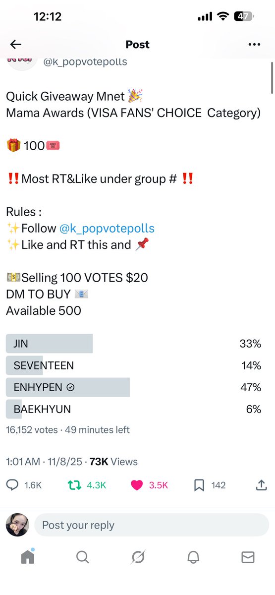 aerihuos's tweet photo. @k_popvotepolls FOR #ENHYPEN https://t.co/GMJhchbcSi