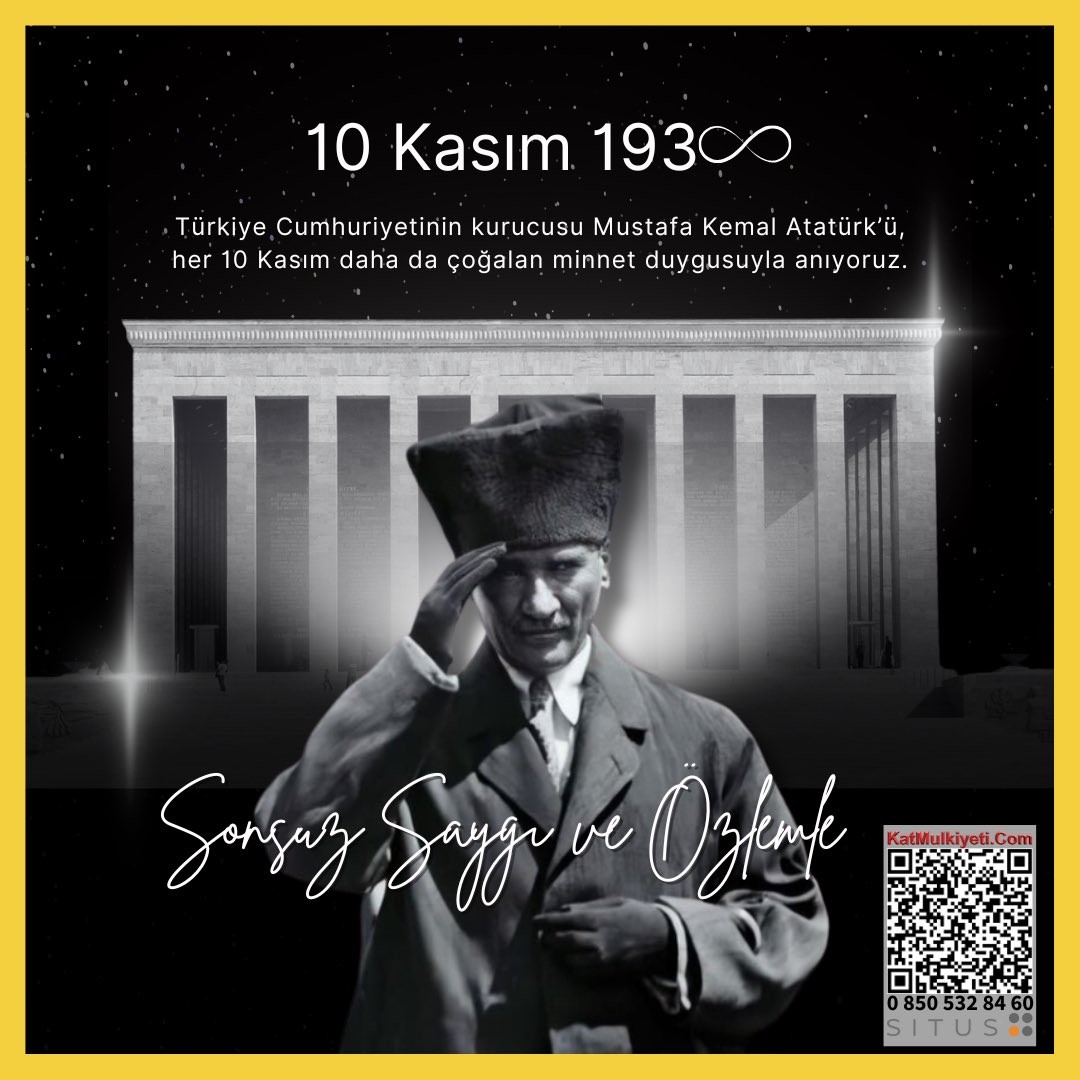 Ulu Önderimiz Gazi Mustafa Kemal Atatürk’ü aramızdan ayrılışının 87. yıl dönümünde saygı, sevgi, özlem ve minnetle anıyoruz.
Onun ilke ve devrimlerinden aldığımız güçle, bize emanet ettiği Cumhuriyet’i sonsuza dek koruyacak ve yaşatacağız. #10kasım #mustafakemalatatürk