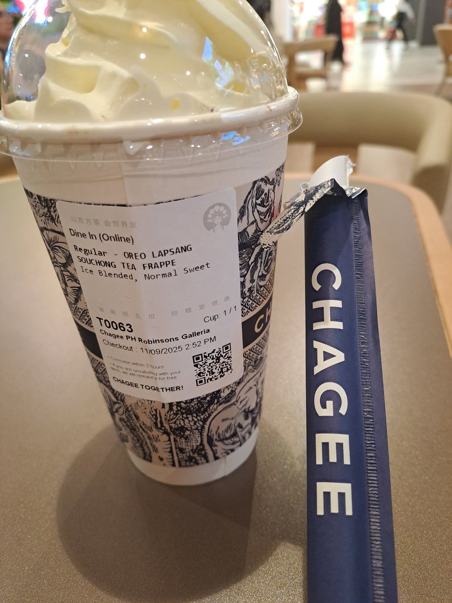 xandz34's tweet photo. Chagee is here in the Philippines 🧋
#Selfie #Mall #Chagee #奶茶 #Chageeph #霸王茶姬 #霸王茶姬chagee
📷 Nov 9 2025 @chageeph https://t.co/itYcESb3vx
