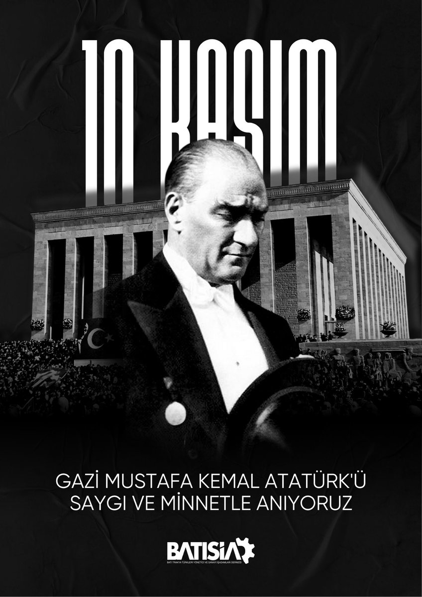 Gazi Mustafa Kemal Atatürk’ü ölümünün 87. yıldönümünde saygı ve minnetle anıyoruz. 🇹🇷