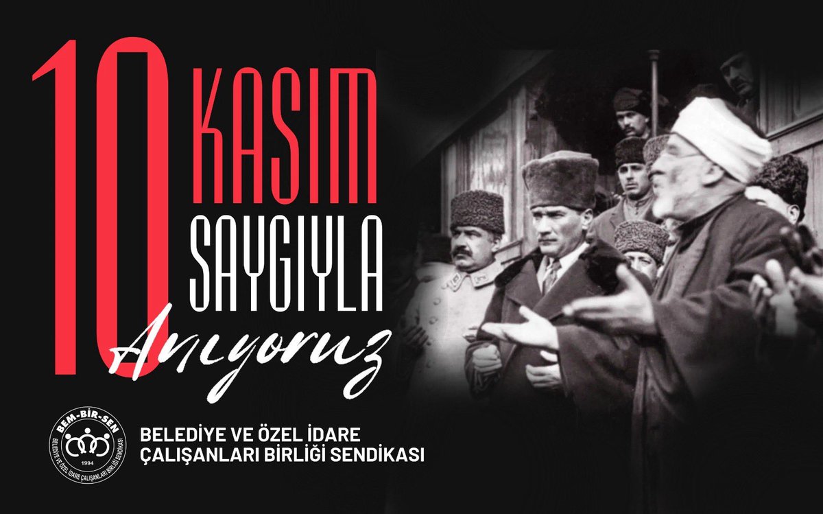 Kurtuluş Savaşı'mızın 
Başkomutanı ve 
Cumhuriyetimizin bânisi 

Gazi Mustafa Kemal 
#Atatürk'ü 
vefatının 87. yılında 
saygıyla anıyoruz.