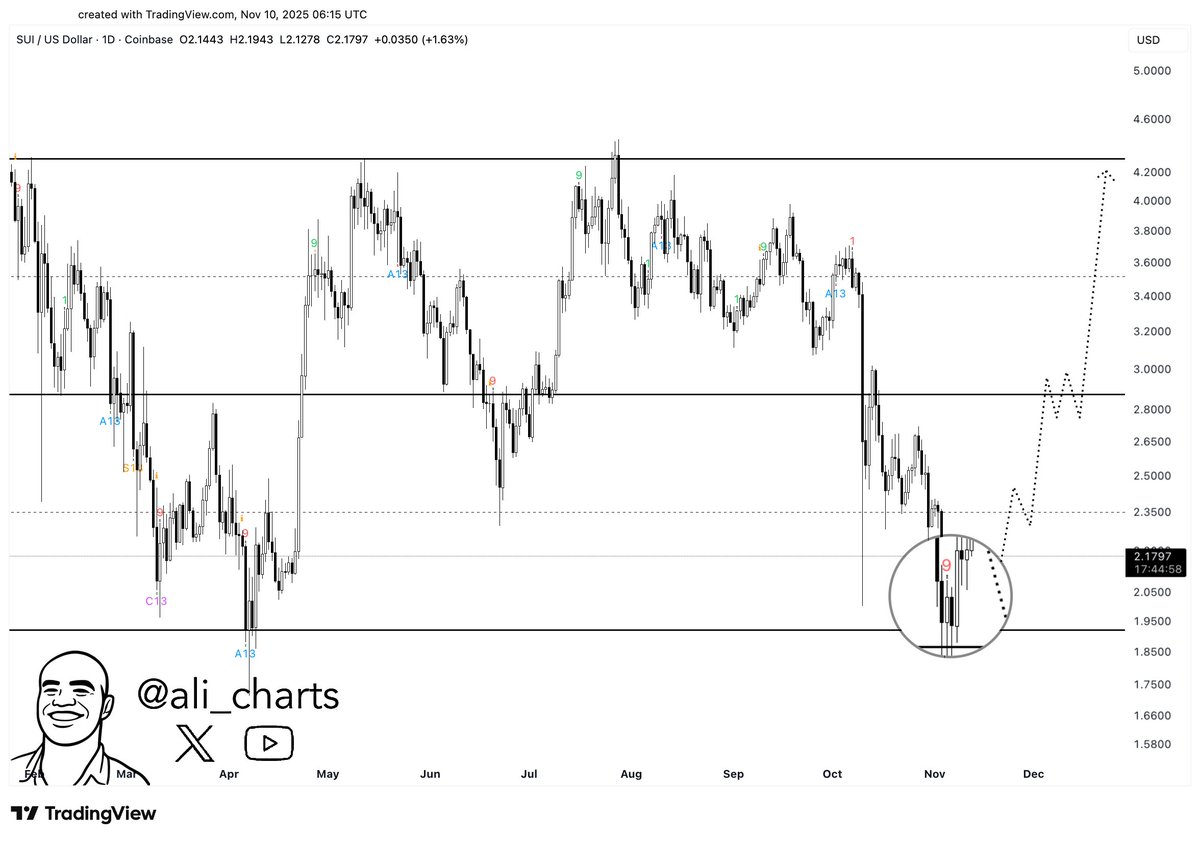 Buy signal confirmed on $SUI! Sustained buying pressure here could push it to $3 or even $4.