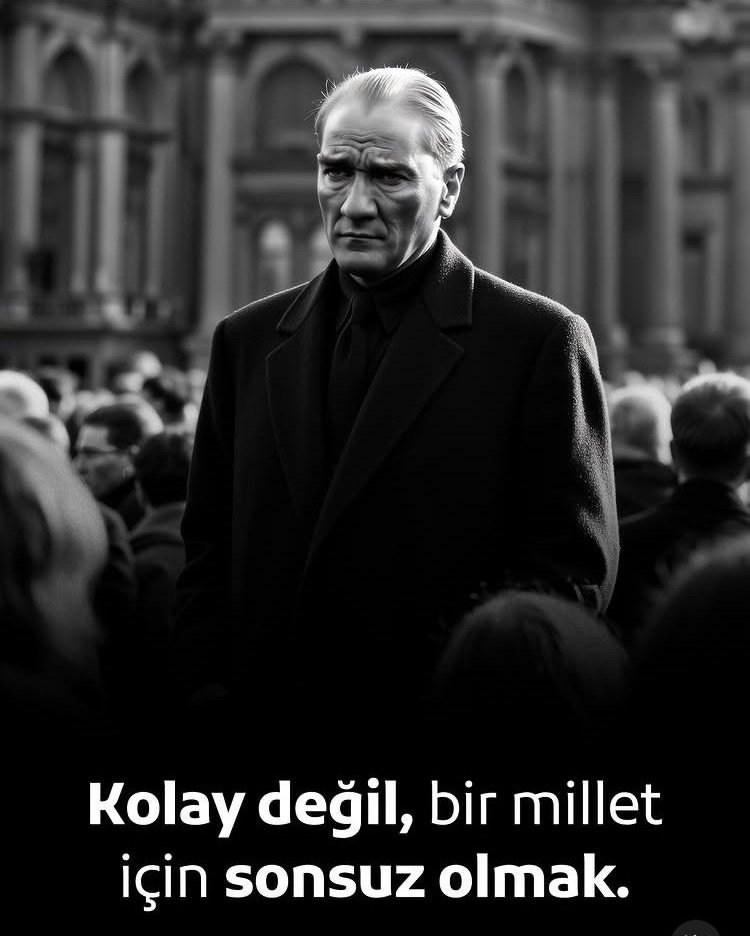 Sonsuza kadar yaşayacaksın Atam❤️
Devrimlerinin koruyucusu olmaya ilelebet devam edeceğiz.
Aziz ruhun şad olsun.
#10Kasım