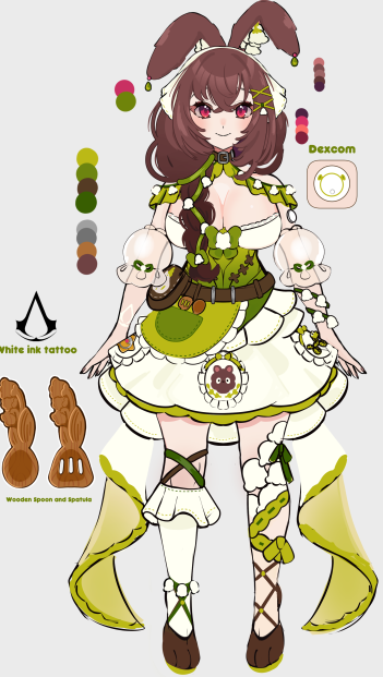 ezenaldarcen's tweet photo. ✨concept vs final✨

my model was designed by @onicakeco and brought to life by @po_pooch ! i'm so in love eeeeeeeeee oni did a great job with shocasing all the things I love ;w; https://t.co/T6cUCFzWGB