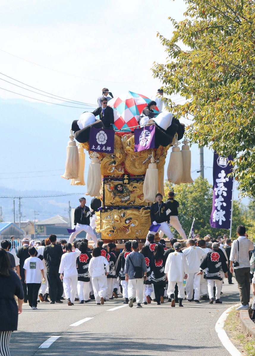 Shimo_O9's tweet photo. 2025.10.14

土居本郷太鼓台 https://t.co/wm1HQiO7FX