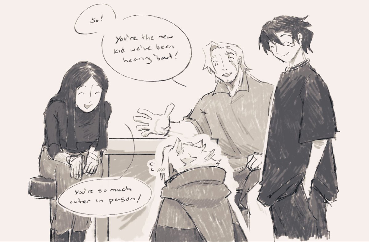 lito meeting the supporters for the first time (they got lost in the halls tryna find mo and follo found them first)