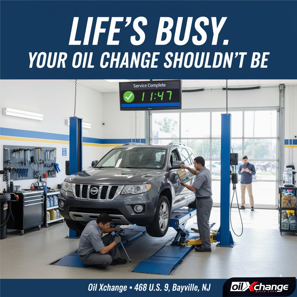 ExchangeOil's tweet image. Life&apos;s Busy. Your Oil Change Shouldn&apos;t Be.

Need a quick, dependable oil change during your lunch break or on your way home? At Oil Xchange in Bayville, we specialize in fast, no-appointment-needed service so you can get back on the road sooner.
#OilXchange #Oil #Xchange #OilNJ