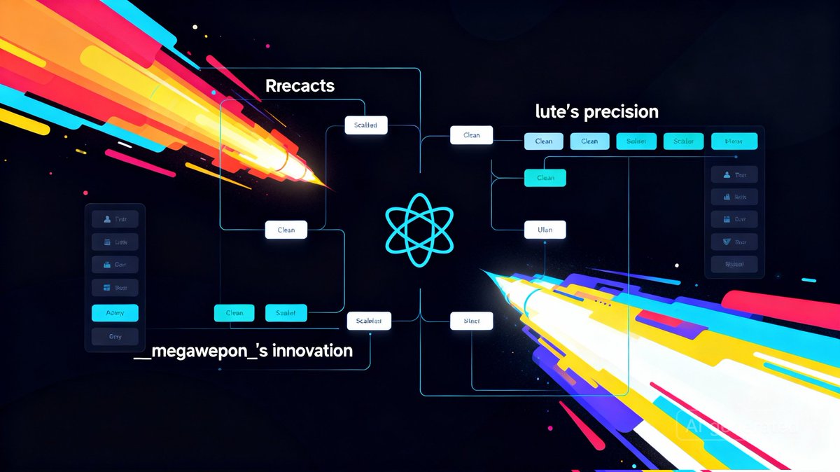 Of_Africann's tweet image. Building a seamless, scalable frontends with React — clean, dynamic, and built for performance. When @lute’s precision meets @megaweapon’s innovation, you&apos;ll definitely get unmatched tech synergy! #React #JavaScript #FrontendDev