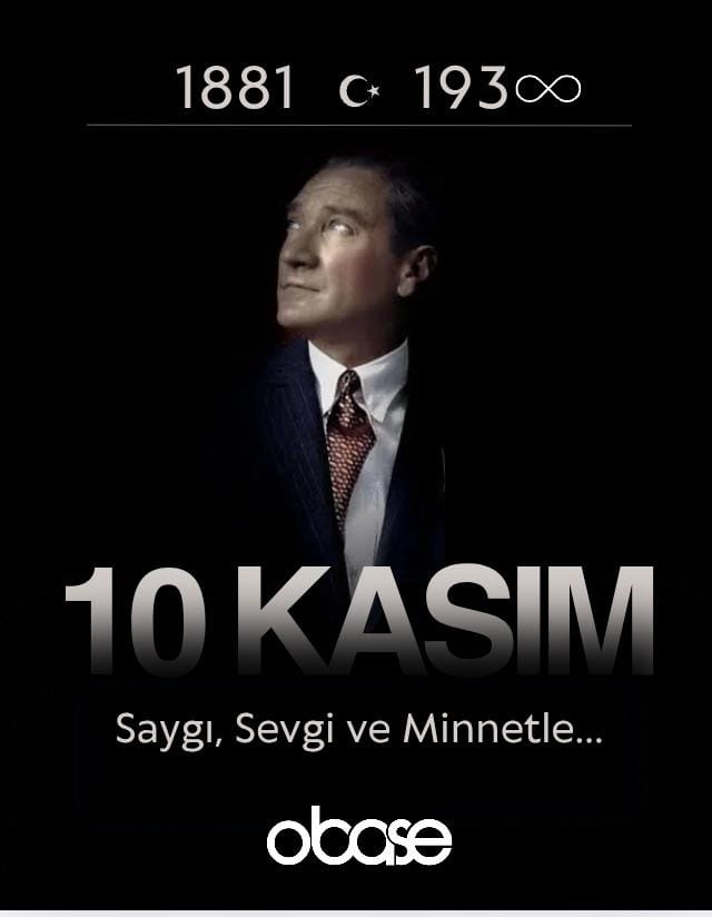 Ulu Önderimiz Mustafa Kemal Atatürk’ü saygı, sevgi ve minnetle anıyoruz.
#10Kasım #Atatürk