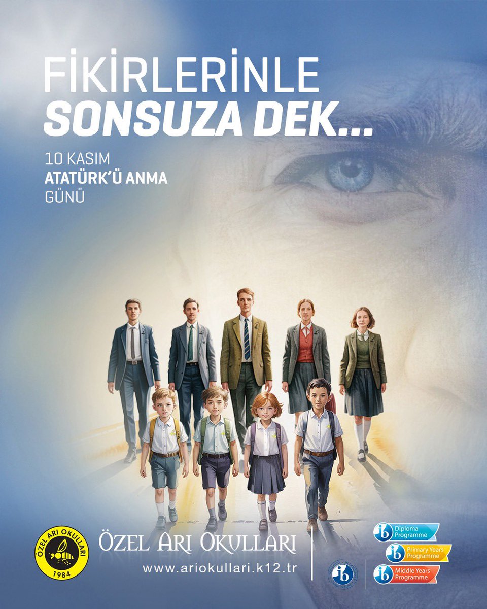 Fikirlerinle sonsuza dek...🐝♾️
.
Atamızı saygı, özlem ve minnetle anıyoruz.
.
.
#ariokullari #okul #eğitimkurumu #school #college #kolej #eğitim #öğretim #önokul #ilkokul #ortaokul #anadolulisesi #fenlisesi #ibschool #ibdp #ibpyp #mustafakemalatatürk