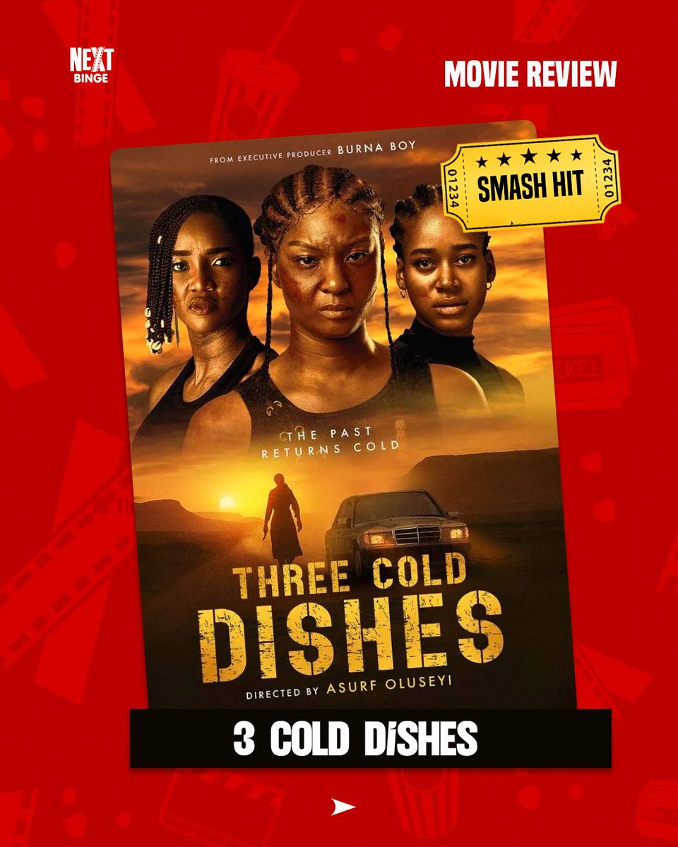 next_binge's tweet image. @OfficialOsas , Wale Ojo, and @rubyakubueze_ serve up pure brilliance in Three Cold Dishes. And it’s a certified smash hit! If you haven’t seen it yet, this is your Next Binge. 🍿🎬 #ThreeColdDishes #NextBinge