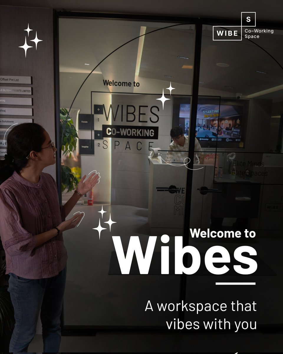 WibesCoworking's tweet image. 1️⃣ Welcome to Wibes Step into Wibes where work feels less like routine and more like rhythm. 💼

#WibesCoworking #WorkWithVibes