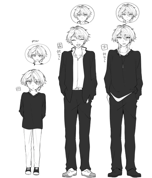 二面性男子の成長 