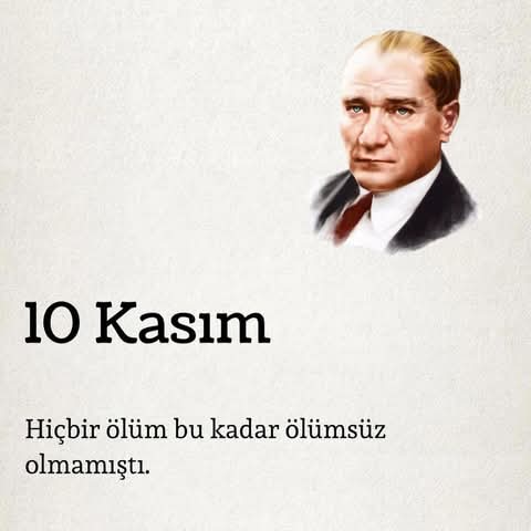 Ölümsüzlüğün adı. 
Mustafa Kemal Atatürk