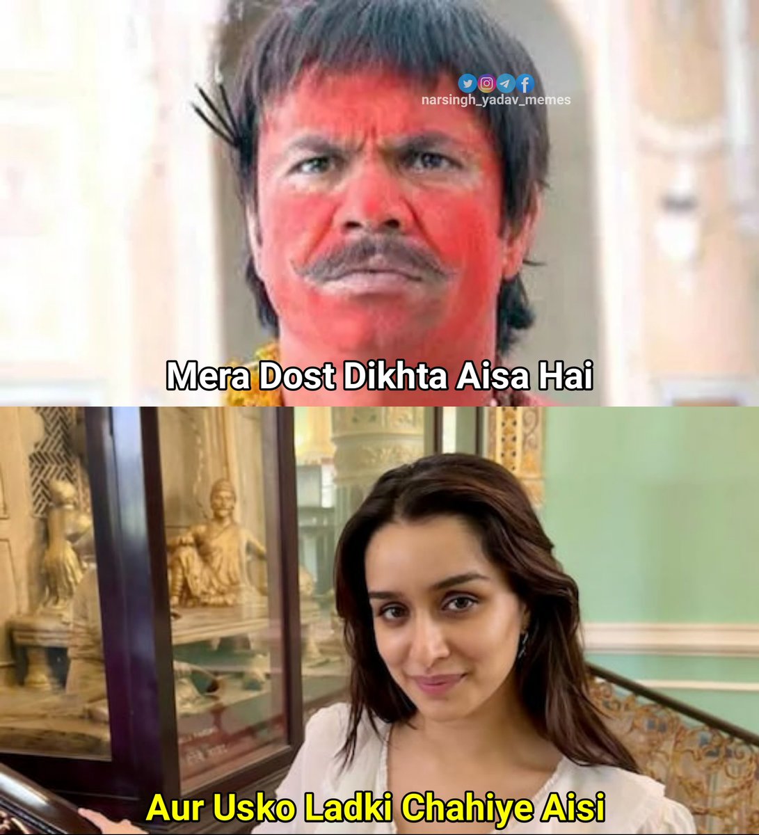 Narsingh_Y_Meme's tweet image. Batao 😂 

#MondayMotivation