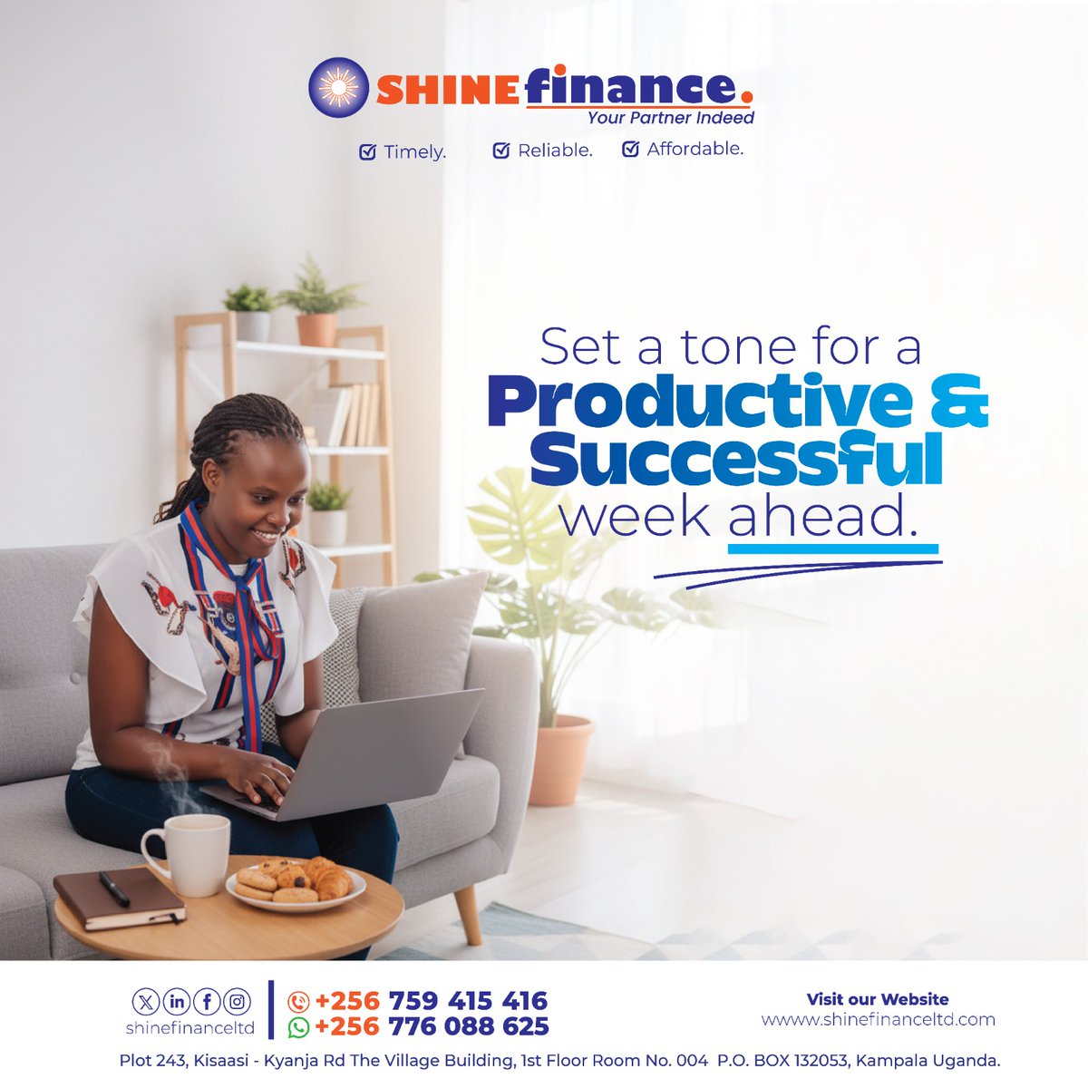 ShineFinance's tweet image. Right attitude and focused mind lead to efficiency and goal achievement. Let&apos;s win this week.
#rightattitude
#goaloriented 
#logbookloan 
#shinefinance