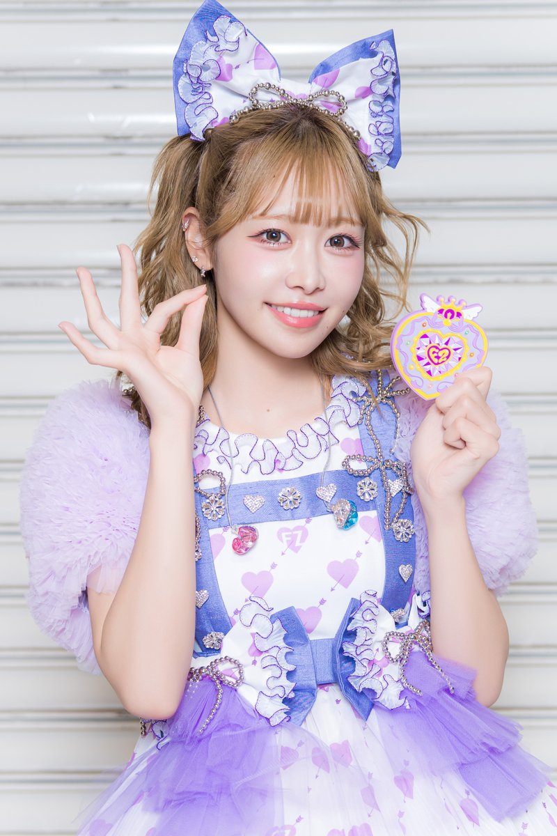 れ*も様 【FC限定‼️】 FRUITS ZIPPER 推しアピパーカー仲川瑠夏 ✨🪞ますかるのゆあふるふるる🪞✨ 💜仲川瑠夏 @luna_fz0703 「FRUITS