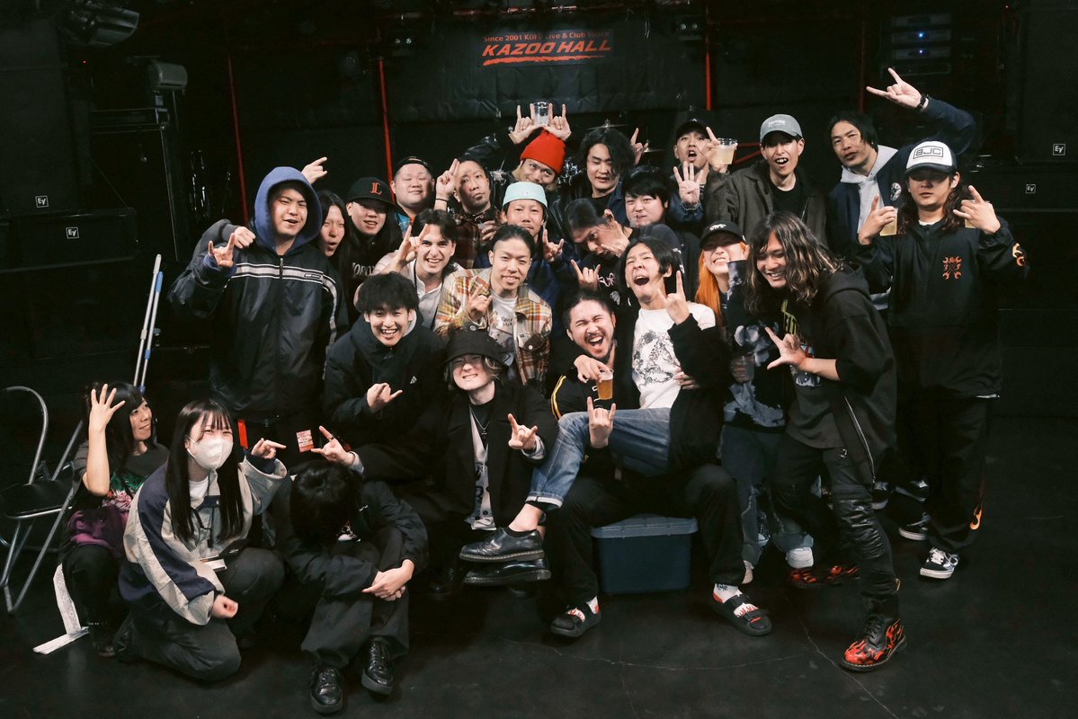 🔥大感謝🔥
ツアー5本目
山梨県甲府Kazoo Hall

お越しいただいた皆様、本当にありがとうございました！我々このツアーで最高な対バンに恵まれすぎています😍

MAX'N
4 Roses
BULLET
GOAT
GRIPT
LOOSER
エジソンズ

一緒にライブしてくれてありがとう！
Kazoo Hallはいつ来ても超温かい🤘