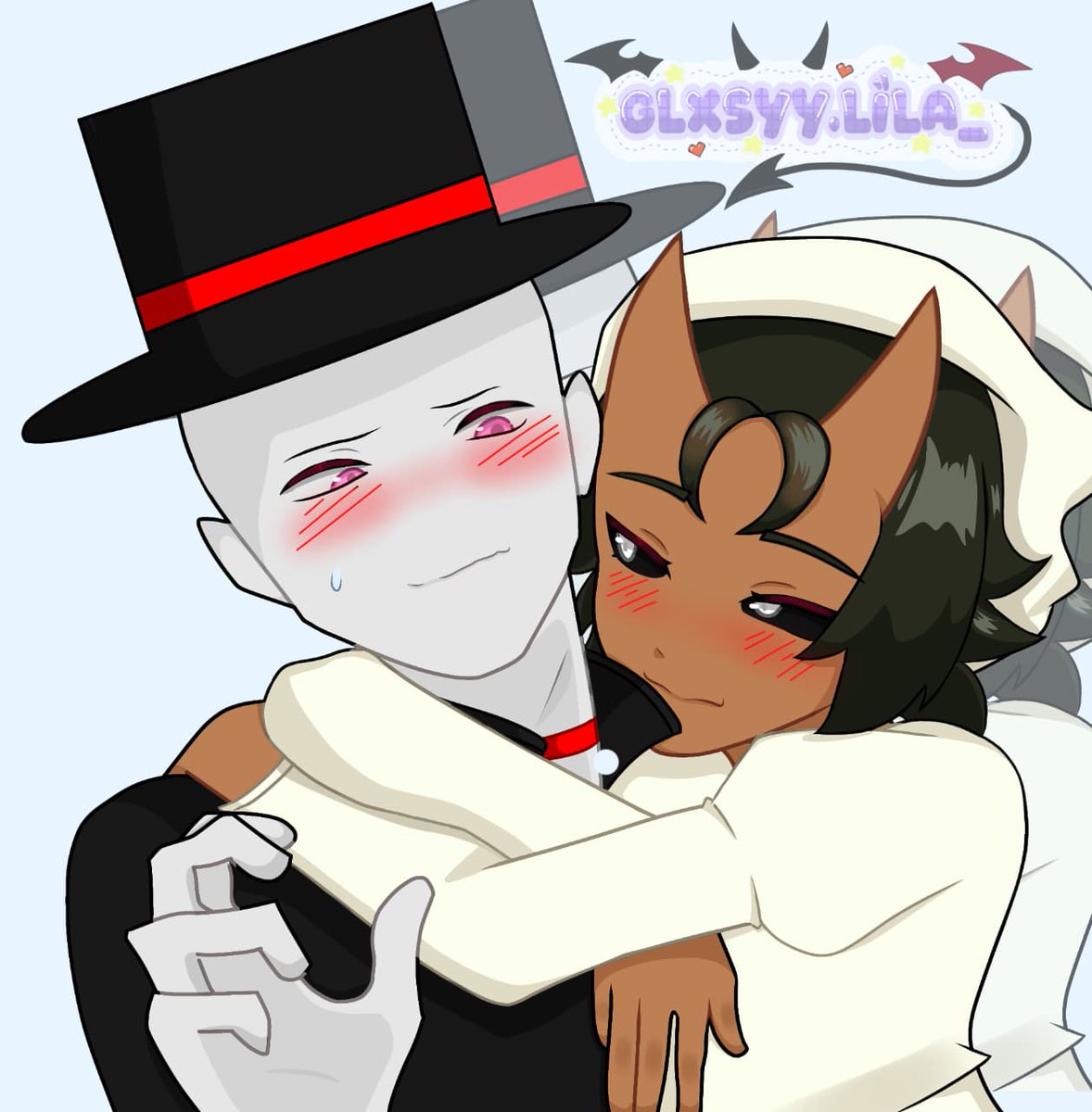 OTengara51712's tweet image. I lauv my husband (art by my friend)
(Double int with caution) 
#yumeship #nonsharing #judgeholden #selfinsert