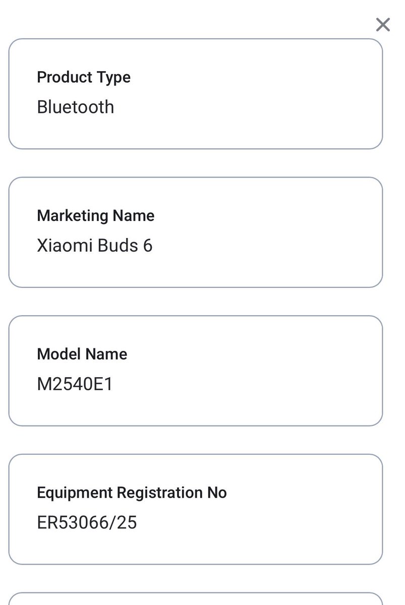 POCO F8 Pro, Redmi Note 15 Pro, Xiaomi Buds 6 receive the TDRA certification.