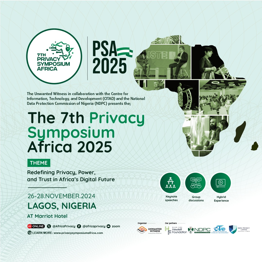 AfricaPrivacy's tweet image. Na this month o! 🔥 The biggest privacy and data protection gathering in Africa #PSA2025 lands in Lagos, 26–28 Nov at Marriott Hotel Ikeja!
You don register? 👀
 🔗  bit.ly/uwpsa