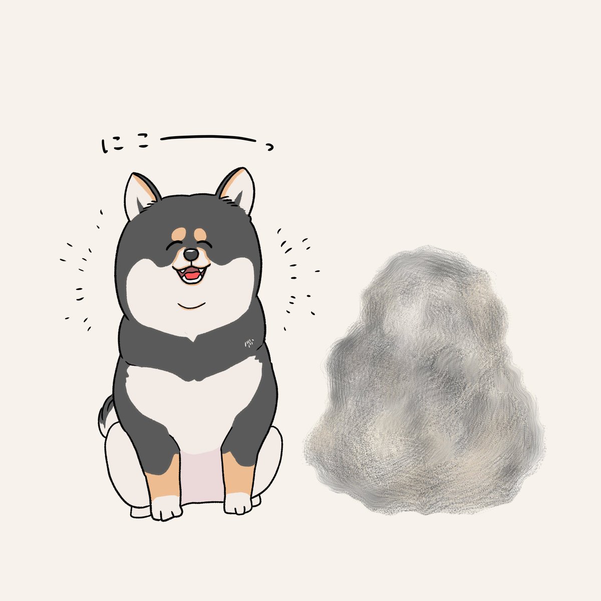 換毛期の犬の動画　毛が無限に湧き出されるの面白いし
犬はかわいいし癒されるしで　ずっと見ていられる