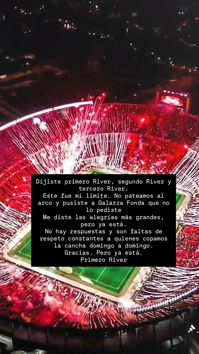 Duele. Si.
Pero más duele la falta de identidad, la apatía y que en la previa todos nos íbamos contentos con el empate.

No tenes a Bordagaray, Caruso, Arano, Quiroga o Lousenhoff.

Pero vos lo dijiste 

Gracias eternas, pero Primero River.