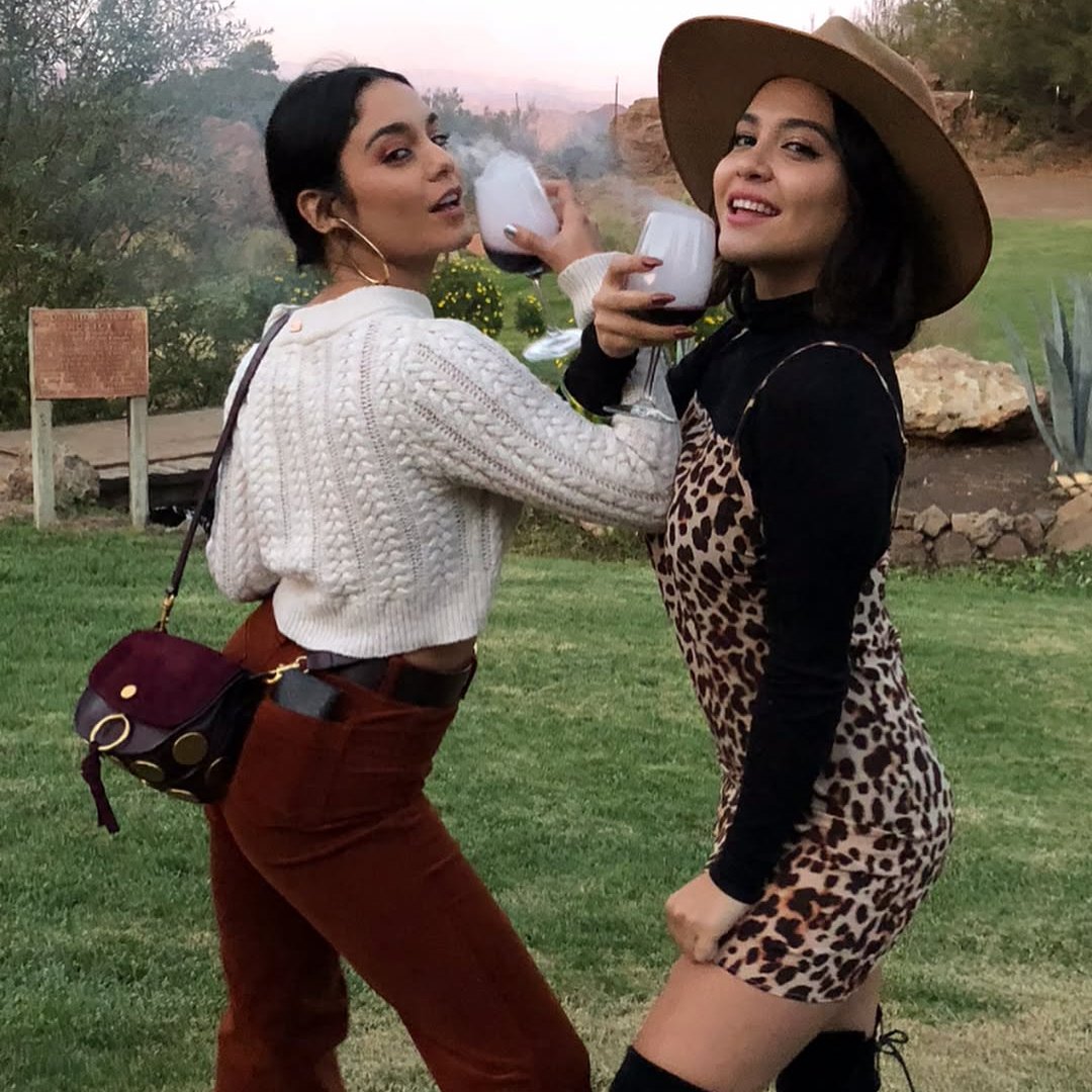 November 13, 2017: Vanessa Hudgens celebrating Stella's 22nd birthday at  Malibu Wine Safaris., image size:1080x1080