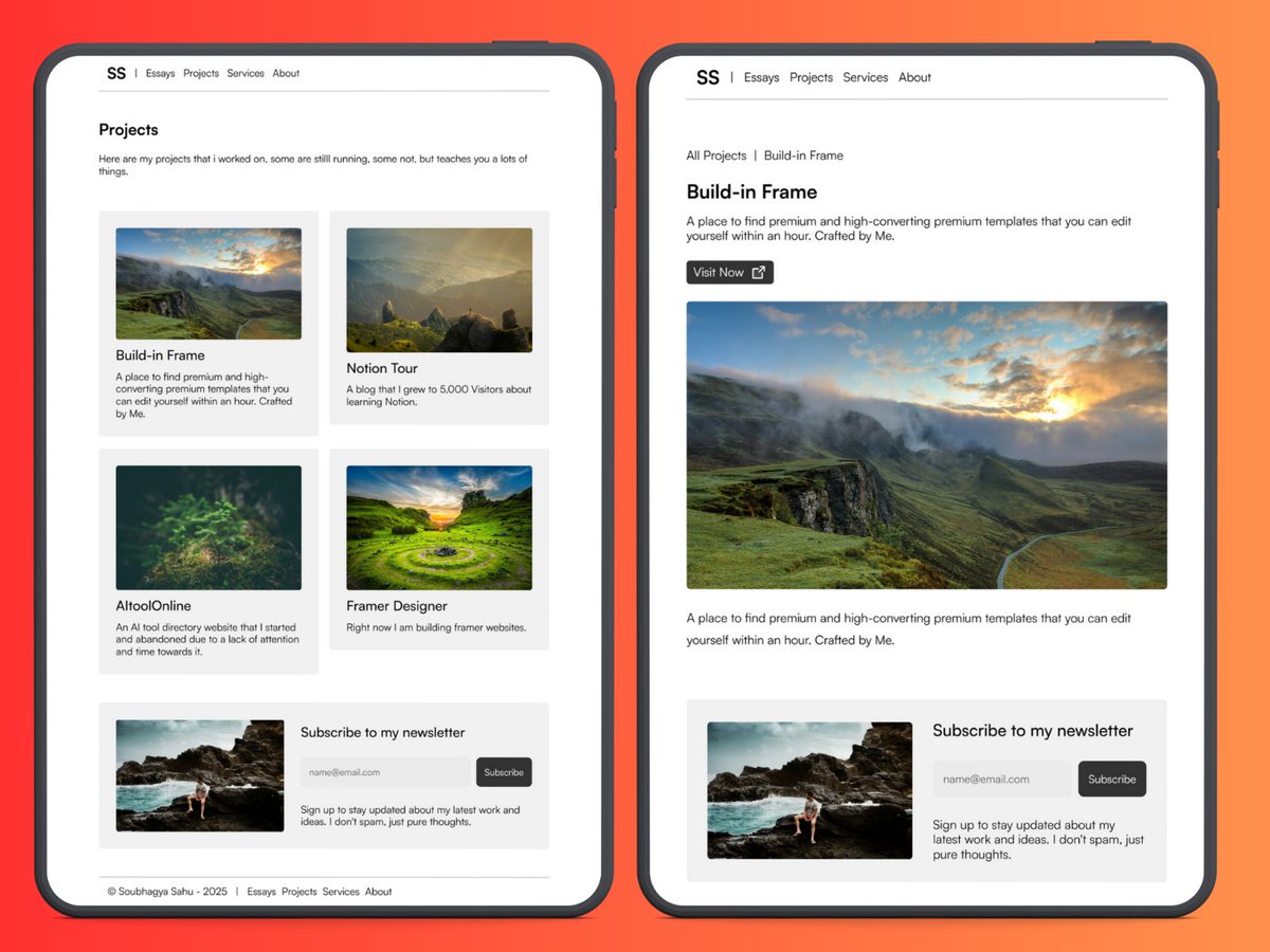 soubhagyaside's tweet image. Week 45 (8) of #FramerChallenge 

- Revenue = $0, Total = $0
- The template is rejected 2nd time, working on it to improve (I need to make one template approved atleast)
- Still looking for clients to work with

The garbage performance till now!