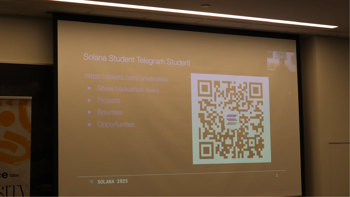 1️⃣ 🎤 Keynote Session

• <a href="/GuiBibeau/">Gui Bibeau e/acc</a> – Head of Education, <a href="/solana_devs/">Solana Developers</a>
Joining remotely, Gui shared Solana’s vision for building a new era of decentralized innovation. He emphasized how Solana’s high-speed blockchain infrastructure enables developers to bring AI-driven