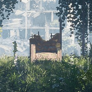 This DevPop cover art from the NieR Orchestral Arrangement - Addendum album

The whole scene is just super serene, yet incredibly lonely, which I feel like illustrates Devola and Popola perfectly, having to live for thousands of years as overseers of the Gestalt program