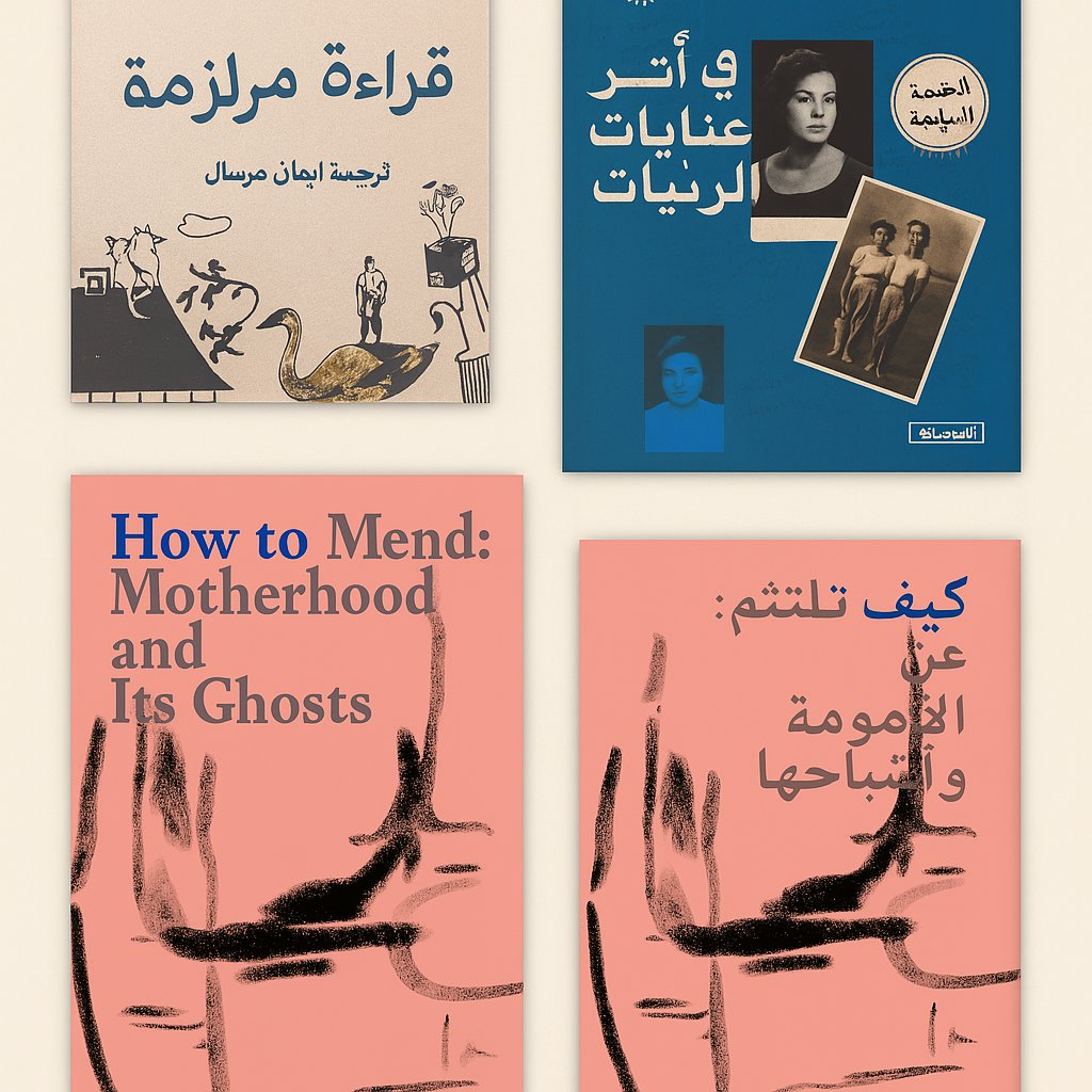 Imanmersal's tweet image. في معرض الشارقة الدولي للكتاب: &quot;في أثر عنايات الزيّات&quot; وشيمبورِسكا &quot;قراءة غير مُلزمة&quot;مع كتب الكتب خان في جناح السراج للنشر: قاعة   (1) جناح رقم (Z36)
 &quot;كيف تلتئم عن الأمومة وأشباحها&quot; متوفر في دار تنمية: قاعة   (3) جناح رقم (T 11)