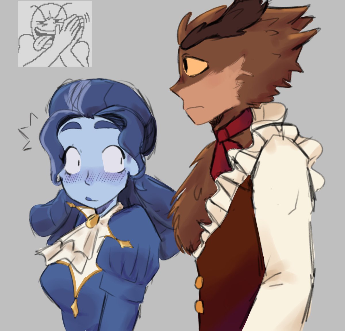 sxmwidk's tweet photo. Andaba practicando y una cosa llego a la otra,e hice esto solo pq me pareció graciosa la idea JAJAJA #SoyFrankelda #fanart https://t.co/22n76k5crj