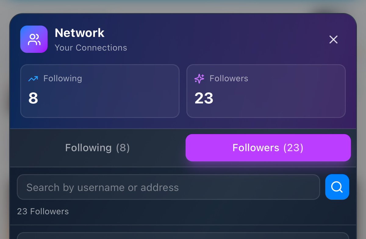 MetanetPlatform's tweet image. Join Metanet and grow your follower base… we moved followers from profile to navigation ♥️

You can now find and follow others directly from their posts 📝

Join metanet.page 🙏🏻 the Web3.0 enabled social network full of suprises 🥂

BSV 🤝 ICP + IPFS =…